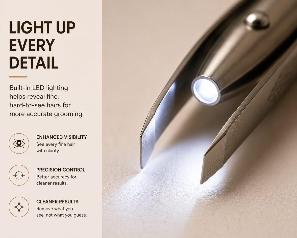 The Precision Edit (LED Precision Tweezers)