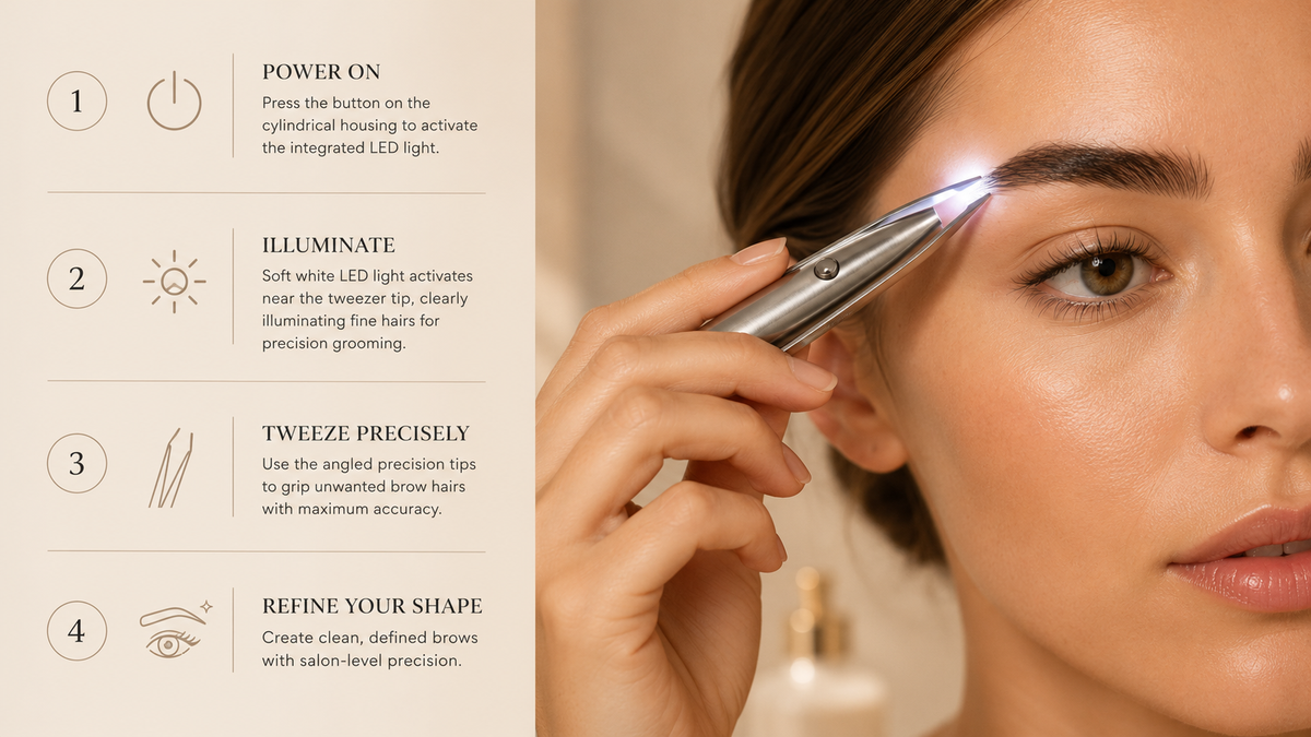 The Precision Edit (LED Precision Tweezers)
